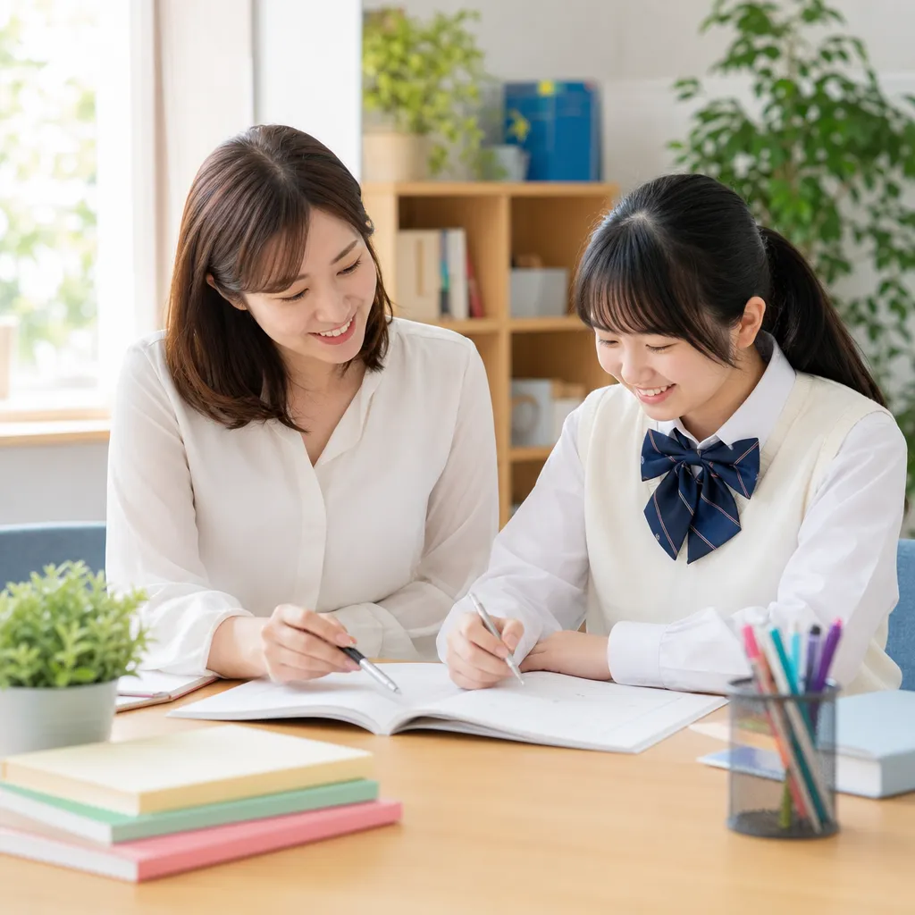女性カウンセラーと磨くテスト対策の勉強習慣